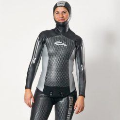 Kurtka do freedivingu damska C4 Carbon Sideral z neoprenu glide skin 3 mm. Kurtki damskie C4 CARBON, l, bez wzorów, z dżerseju, bez kaptura. Za 549.99 zł.