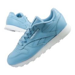 Buty damskie sportowe Reebok Classic. Niebieskie buty sportowe na co dzień damskie Reebok, bez wzorów, reebok classic. Za 119.00 zł.