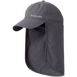 Czapka z daszkiem dla dorosłych Schooner Bank II Cap. Czarne czapki męskie Columbia, na lato, bez wzorów, z materiału, sportowe. Za 119.99 zł.