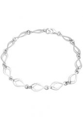 Elli Damski Pióro Boho w srebrze próby 925 Sterling Silver Bransoletki 1 ct. Szare bransoletki damskie Elli, srebrne. Za 279.64 zł.