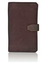 SPARWELL Skórzany portfel "Liam" w kolorze brązowym - 12,5 x 22 x 2 cm rozmiar: onesize. Brązowe portfele męskie SPARWELL, bez wzorów, z materiału. Za 86.99 zł.