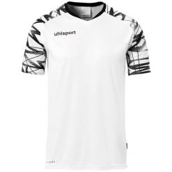 Koszulka Uhlsport Goal 25. Białe t-shirty damskie UHLSPORT, l, bez wzorów, bez kołnierzyka. Za 191.50 zł.