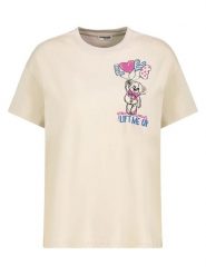 Sublevel Koszulka w kolorze beżowym rozmiar: XS. Brązowe bluzki damskie Sublevel, xs, bez wzorów, bez kołnierzyka. Za 43.99 zł.