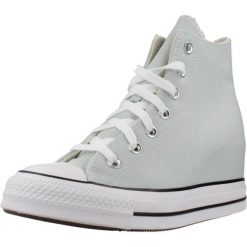 Buty CONVERSE CHUCK TAYLOR ALL STAR WEDGE Niebieski. Niebieskie buty sportowe na co dzień damskie Converse, bez wzorów, z tkaniny. Za 369.99 zł.