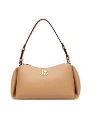 DKNY Torebka Remy R423AE54 Beżowy. Brązowe torebki klasyczne damskie DKNY, bez wzorów, ze skóry, bez dodatków. Za 439.99 zł.