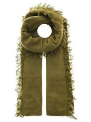 Zwillingsherz Szal w kolorze khaki - 190 x 75 cm rozmiar: onesize. Brązowe szaliki i kominy damskie Zwillingsherz, bez wzorów, z kaszmiru. Za 383.03 zł.