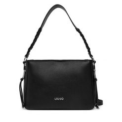 Torebka Liu Jo. Czarne torebki klasyczne damskie Liu Jo, bez wzorów, bez dodatków. Za 599.99 zł.