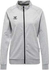 Damska bawełniana bluza dresowa zapinana na zamek Hummel Move Grid. Szare bluzy z kapturem damskie HUMMEL, xs, z bawełny. Za 227.45 zł.