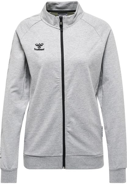 Damska bawełniana bluza dresowa zapinana na zamek Hummel Move Grid. Szare bluzy bez kaptura damskie HUMMEL, xs, z bawełny. Za 229.45 zł.