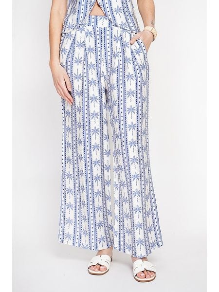 ASSUILI Spodnie w kolorze granatowym rozmiar: 40. Niebieskie spodnie materiałowe damskie Assuili, bez wzorów, z materiału. Za 100.99 zł.