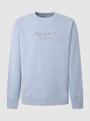 Pepe Jeans Bluza w kolorze błękitnym rozmiar: L. Niebieskie bluzy bez kaptura męskie Pepe Jeans, l, z bawełny. Za 127.35 zł.
