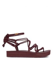 Teva Sandały Midform Infinity 1127890 Bordowy. Czerwone sandały damskie Teva, bez wzorów, z materiału, bez obcasa, na płaskiej podeszwie. Za 299.99 zł.