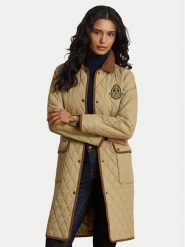LAUREN RALPH LAUREN Kurtka przejściowa Crested 3/4 Quilt 297P18059002 Beżowy Regular Fit. Brązowe kurtki damskie Lauren Ralph Lauren, s, bez wzorów, z syntetyku, bez kaptura. Za 1,799.00 zł.