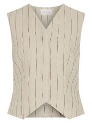 MOSS COPENHAGEN Kamizelka w kolorze beżowym rozmiar: XS. Brązowe kamizelki damskie MOSS COPENHAGEN, xs. Za 294.95 zł.