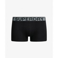 Bokserki z bawełny organicznej Superdry (x3). Czarne bokserki męskie Superdry., bez wzorów, z bawełny. Za 192.05 zł.
