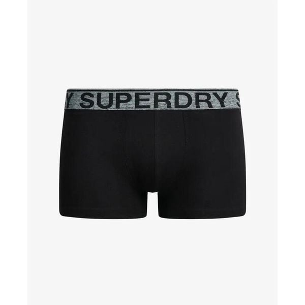 Bokserki z bawełny organicznej Superdry (x3). Czarne bokserki męskie Superdry., bez wzorów, z bawełny. Za 192.05 zł.