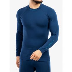 Bluza termoaktywna męska Brubeck Extreme Thermo Sweatshirt. Niebieskie bluzy bez kaptura męskie Brubeck, m. Za 240.99 zł.