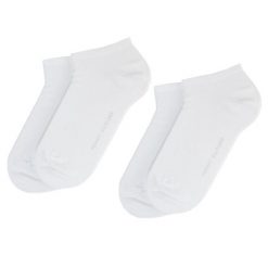 Skarpety krótkie Tommy Hilfiger. Białe skarpetki damskie Tommy Hilfiger, bez wzorów. Za 59.99 zł.