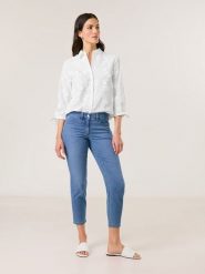 Gerry Weber Dżinsy - Slim fit - w kolorze niebieskim rozmiar: 40. Niebieskie jeansy damskie Gerry Weber. Za 228.38 zł.