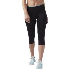 Spodnie treningowe damskie Reebok CE1220. Czarne spodnie sportowe damskie Reebok, l, z elastanu, do biegania. Za 175.00 zł.