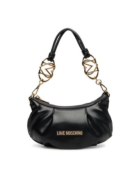 LOVE MOSCHINO Torebka JC4076PP1NLF0000 Czarny. Czarne torebki klasyczne damskie Love Moschino, bez wzorów, ze skóry, bez dodatków. Za 549.99 zł.