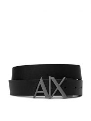 Armani Exchange Pasek Męski 951017 CC505 43120 Czarny. Czarne paski męskie Armani Exchange, bez wzorów, ze skóry. Za 209.99 zł.