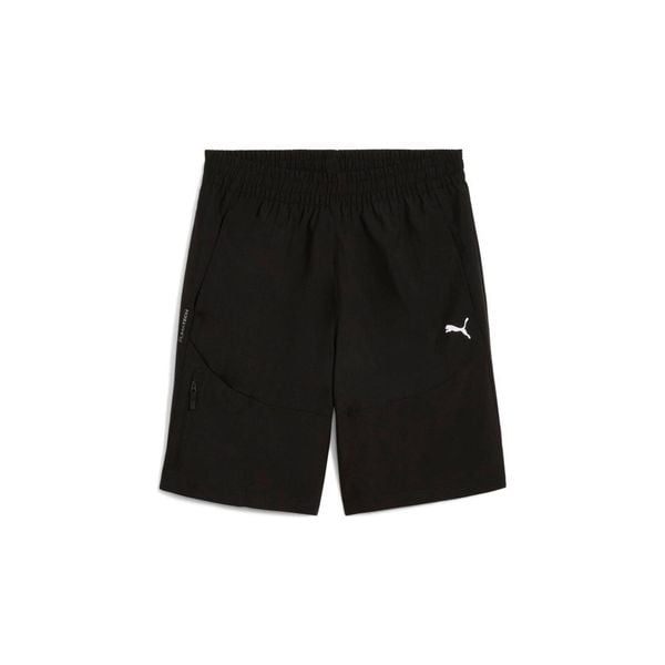 Szorty Puma Tech 9". Czarne szorty męskie Puma, bez kołnierzyka. Za 133.99 zł.