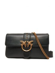 PINKO Torebka Love One Classic Slouchy Fl PE 25 PLTT 104524 A0QO Czarny. Czarne torebki klasyczne damskie Pinko, bez wzorów, ze skóry, bez dodatków. Za 1,579.00 zł.