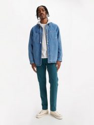 Levi´s Spodnie chino w kolorze turkusowym rozmiar: W32/L34. Niebieskie spodnie materiałowe męskie bez wzorów. Za 158.10 zł.