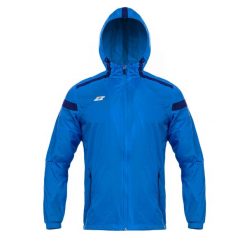 Kurtka ortalionowa piłkarska dla dorosłych Zina Delta PRO 2.0 Senior. Czarne kurtki męskie Zina, m, bez wzorów, sportowe, bez kaptura. Za 329.00 zł.