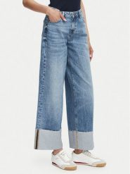 Guess Jeans Jeansy W6RA2B D5M5M Niebieski Wide Leg. Niebieskie jeansy damskie Guess Jeans. Za 439.99 zł.