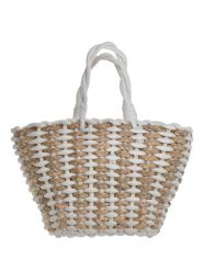 BLE Torebka w kolorze beżowym - 25 x 25 x 13 cm rozmiar: onesize. Brązowe torebki klasyczne damskie BLE, bez wzorów, z materiału, bez dodatków. Za 103.13 zł.