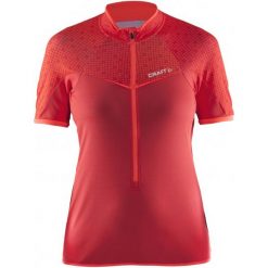 Craft Koszulka damska X-Over czerwony S. Czerwone bluzki sportowe damskie Craft, s, bez wzorów, bez ramiączek. Za 215.00 zł.