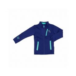 Bluza dziewczęca z polaru Peak Mountain Gaynur. Niebieskie bluzy bez kaptura damskie Peak Mountain, z materiału. Za 303.10 zł.