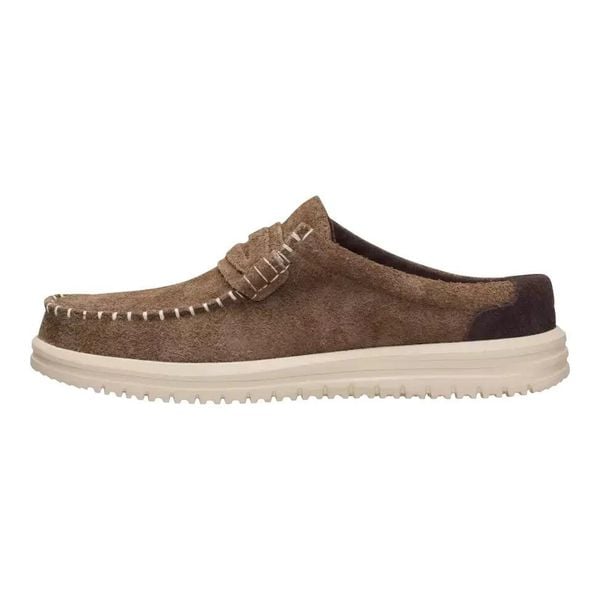 HeyDude Męskie Mokasyny Wally NXT Mule. Brązowe mokasyny męskie Hey dude, z materiału. Za 319.00 zł.