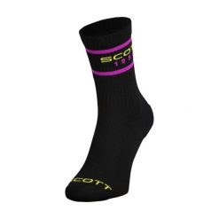 Skarpety SCOTT Retro Casual Crew 3. Czarne skarpetki męskie Scott, bez wzorów, z bawełny. Za 83.99 zł.