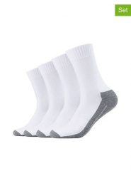 S.Oliver Skarpety (4 pary) w kolorze biało-szarym rozmiar: 39-42. Białe skarpetki męskie S.Oliver, bez wzorów, ze splotem. Za 54.45 zł.