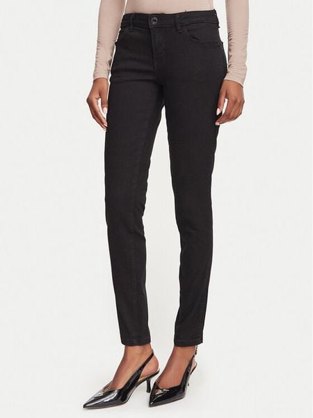 Guess Jeansy W6YAJ2 D1585 Czarny Skinny Fit. Czarne jeansy damskie Guess. Za 434.99 zł.