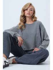 Trend Alaçatı Stili Bluza w kolorze szarym rozmiar: S. Szare bluzy bez kaptura damskie Trend Alaçatı Stili, s. Za 230.99 zł.