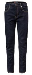 Męskie Jeansy, Prostym Krój (Reg. Fit) -Pako Jeans- Ciemny Jeans z Przeszyciami. Jeansy męskie Pako Jeans. Za 219.00 zł.