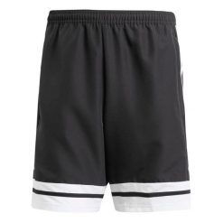 Szorty adidas Squadra25 Downtime Woven. Białe szorty męskie Adidas, bez wzorów, z materiału. Za 90.99 zł.