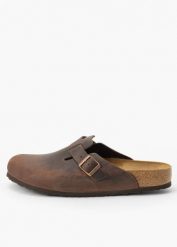 BIRKENSTOCK BOSTON Klapki męskie. Brązowe klapki i japonki męskie Birkenstock. Za 569.99 zł.