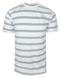 Męski T-Shirt (Koszulka) - Brave Soul - Brudna Biel w Paski. T-shirty męskie Brave Soul, na lato, m, bez wzorów, z bawełny, bez kołnierzyka. Za 49.00 zł.