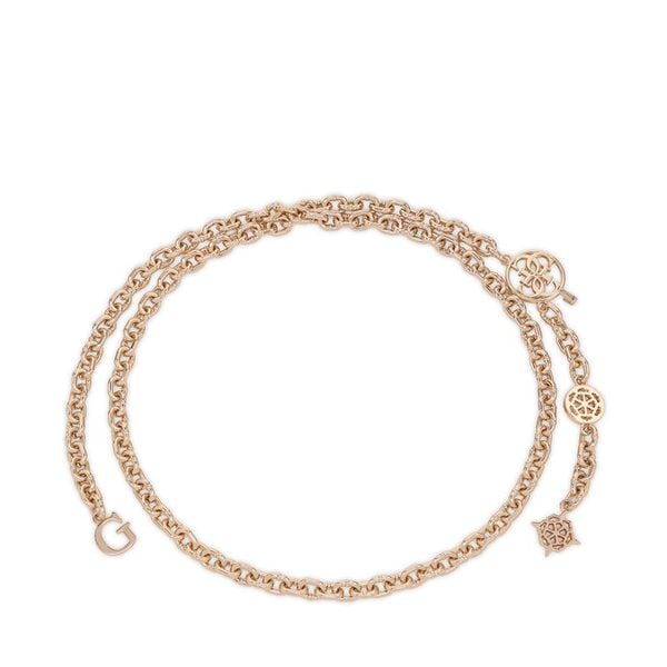 Pasek Guess. Żółte paski damskie Guess, z aplikacjami. Za 284.99 zł.