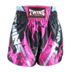 Spodenki treningowe Twins Special Candy Czarne/Różowe. Czerwone szorty damskie TWINS, bez wzorów, sportowe. Za 199.00 zł.