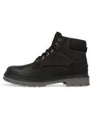 Wrangler Skórzane botki "Allan" w kolorze czarnym rozmiar: 43. Czarne buty zimowe męskie Wrangler, bez zapięcia. Za 295.86 zł.