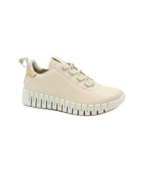 Buty do biegania damskie Ecco Sneaker Gruuv Lea. Białe obuwie do biegania damskie ECCO. Za 514.49 zł.
