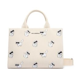Torebka KARL LAGERFELD. Brązowe torebki klasyczne damskie Karl Lagerfeld, bez wzorów, bez dodatków. Za 549.99 zł.