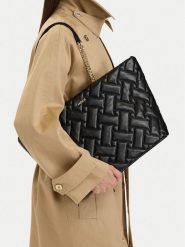 MEXX Torebka CEO-MEXX-L-006-10 Czarny. Czarne torebki klasyczne damskie Mexx, bez wzorów, ze skóry, bez dodatków. Za 229.99 zł.