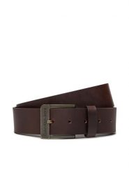 Calvin Klein Jeans Pasek Męski J 4Cm Ckj Belt K50K510065 Brązowy. Brązowe paski męskie Calvin Klein Jeans, bez wzorów, z jeansu. Za 149.99 zł.